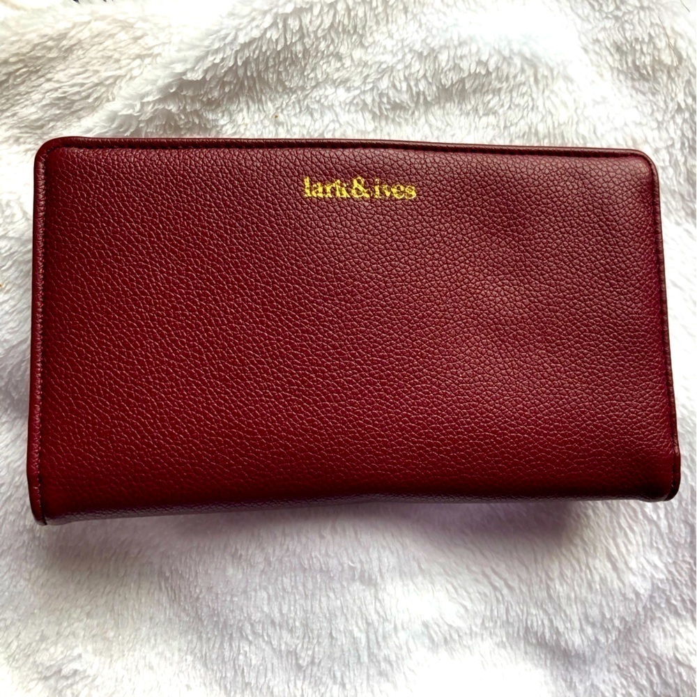 Brand New Lark & Ives Vegan Leather Wallet - Picture 4 of 8